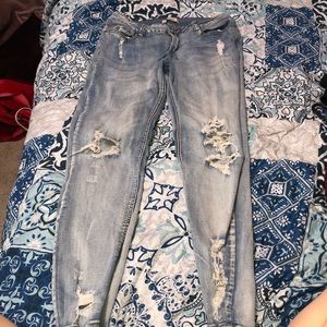 Light blue jeans